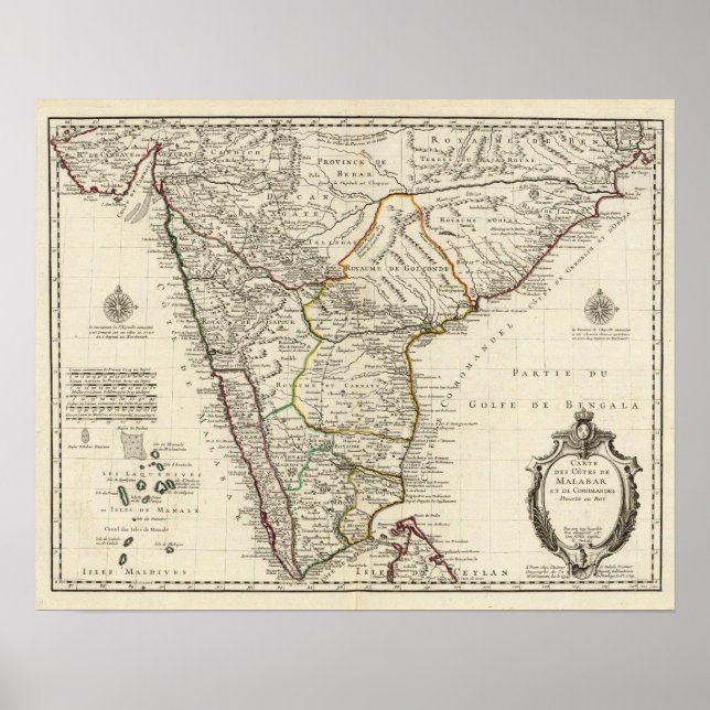 Poster Inde, Bangladesh, Asie (Devant)