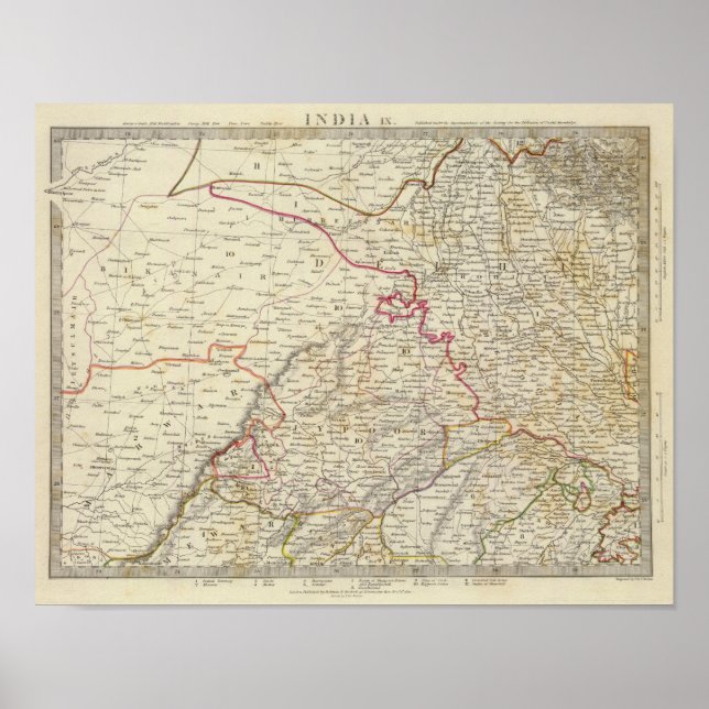 Poster Inde IX (Devant)