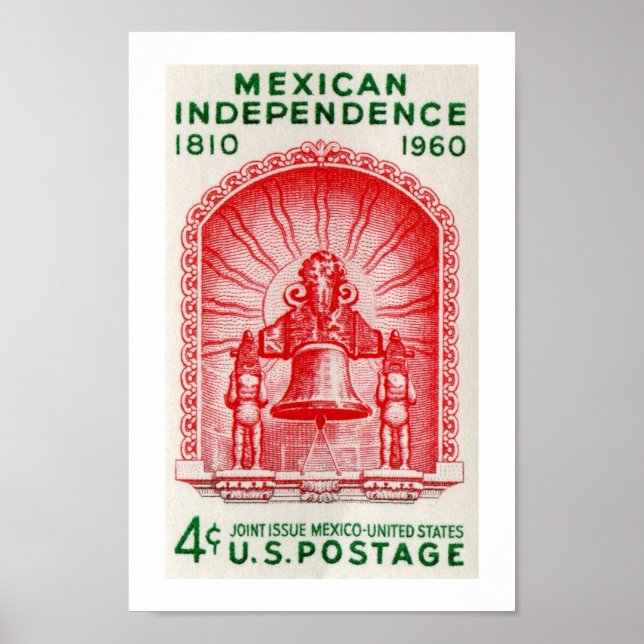 Poster Indépendance mexicaine de 1810 à 1960 (Devant)