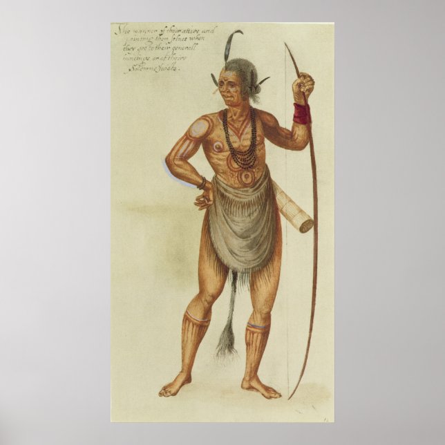 Poster Indien dans la peinture corporelle (Devant)