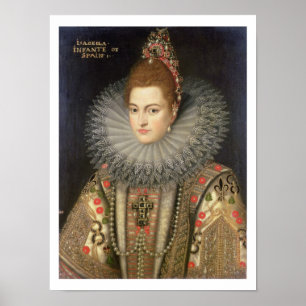 Poster Infanta d'Eugenia d'Isabella Clara 1566-1633) (de