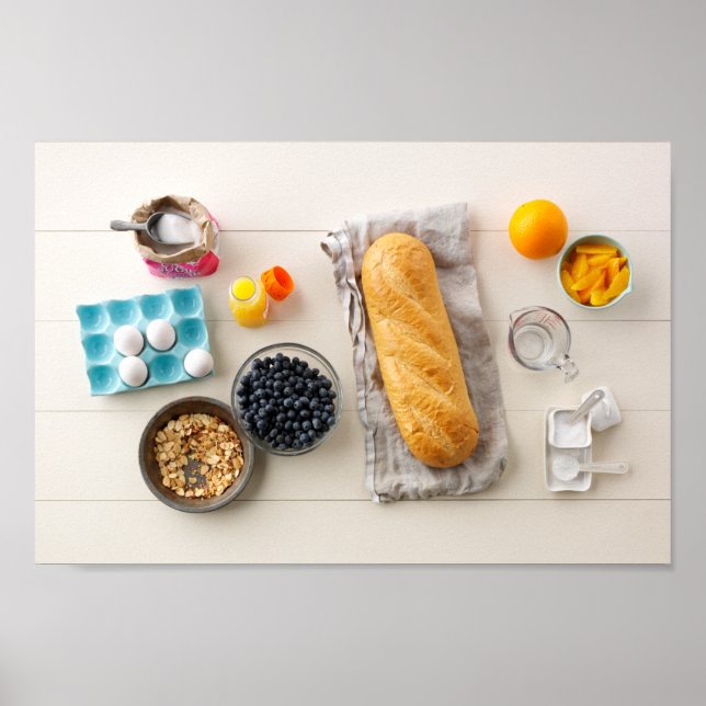 Poster Ingrédients et outils 4 (Devant)