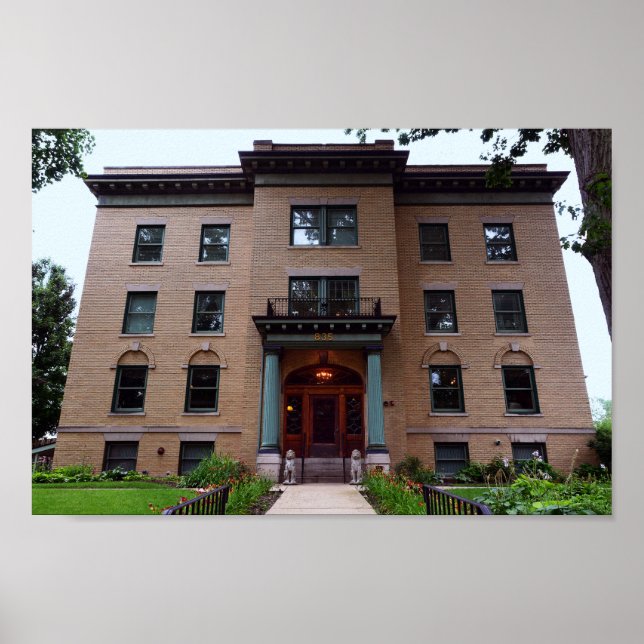 Poster Inn at 835, Springfield, Illinois (Devant)