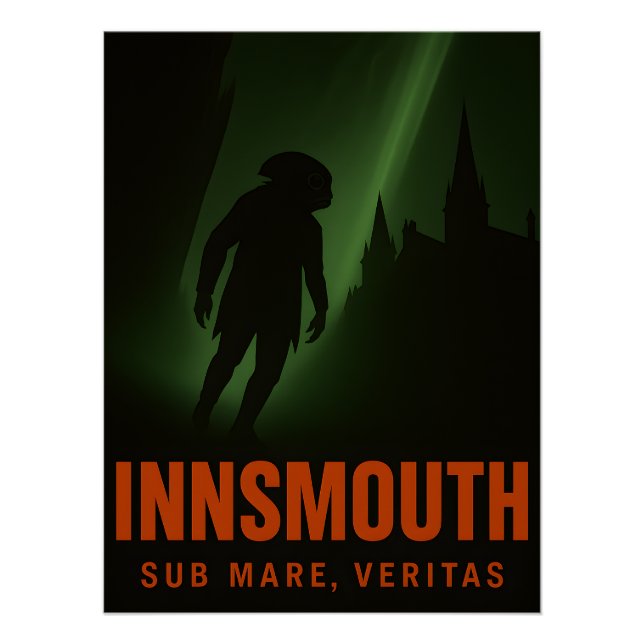 Poster Innsmouth - Sous la surface, quelque chose attend (Devant)