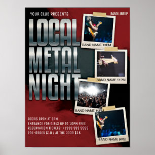 Poster Insecte local de barre du club   de la yole   de