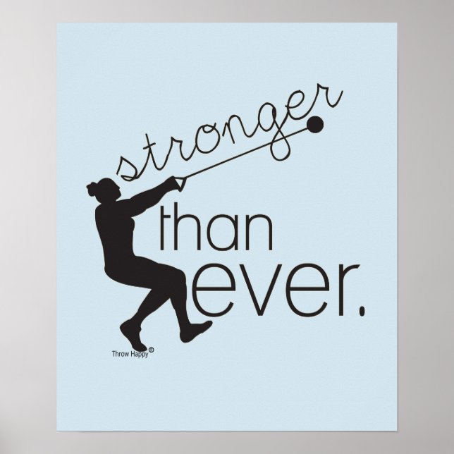 Poster Inspiration du marteau de piste et de champ (Devant)