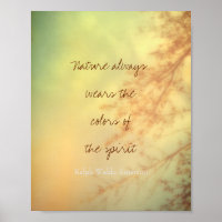 inspiration Emerson cite l'art de la nature
