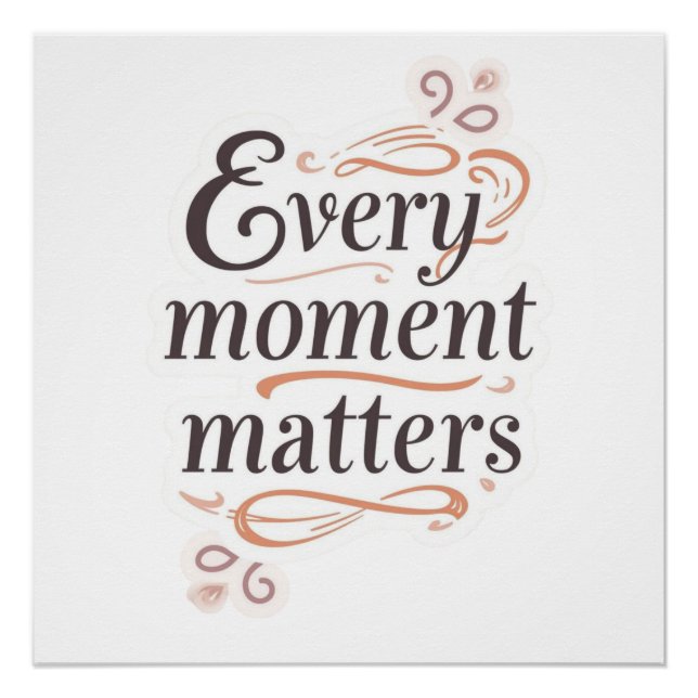 Poster Inspirational typography art (Devant)