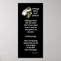 Poster Inspirationnel de la veuve Perte de douleur