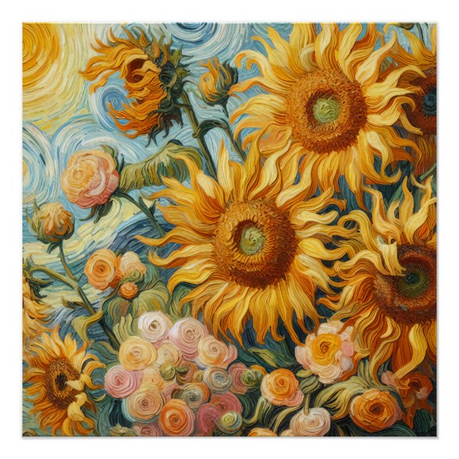 Poster Inspirations tournesol (Devant)