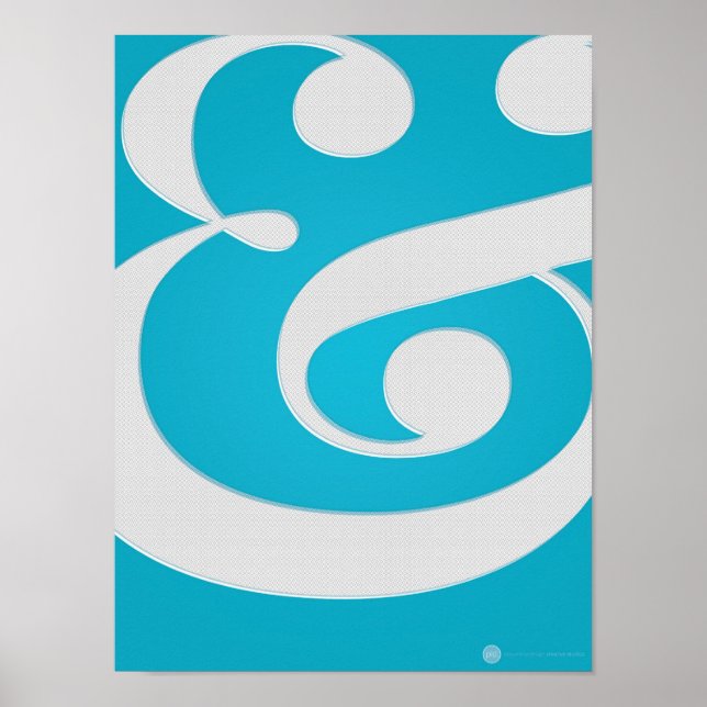 Poster inspiré "&" d'Ampersand (Devant)