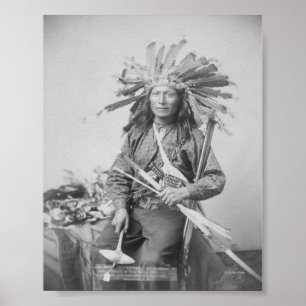 Poster Instigateur de révolte indienne au pin