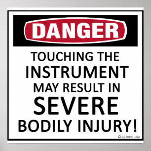 Poster Instrument de danger