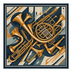 Poster Instruments de musique