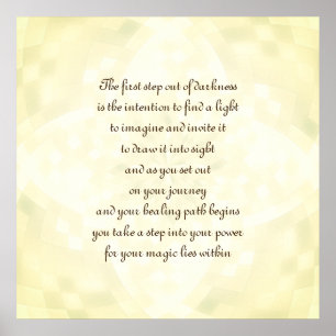 Poster Intention de guérison