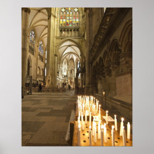 Poster Intérieur de la cathédrale Saint-Pierre de Ratisbo