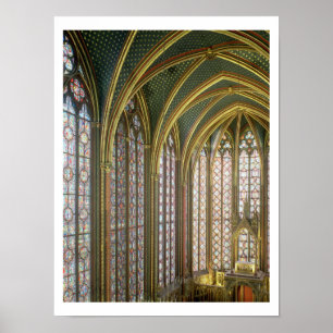 Poster Intérieur de la chapelle supérieure semblant est,