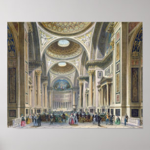 Poster Intérieur de La Madeleine, Paris