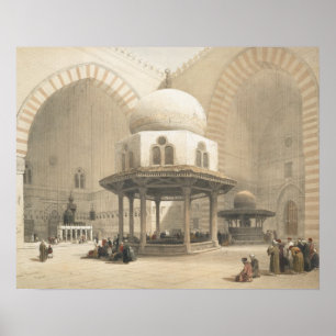 Poster Intérieur de la mosquée de l'EL Ghoree, Ca de