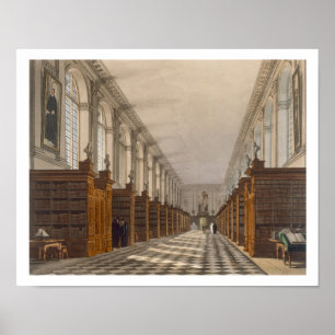 Poster Intérieur de Trinity College Library, Cambridge, f
