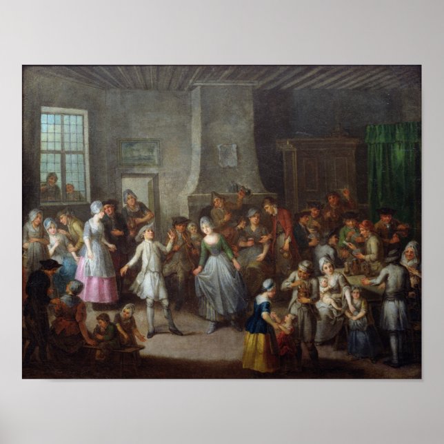 Poster Intérieur d'une taverne (Devant)