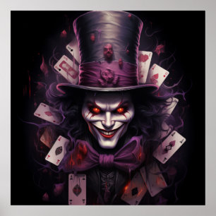 Poster Intrigue du Joker dans le Jeu de Cartes