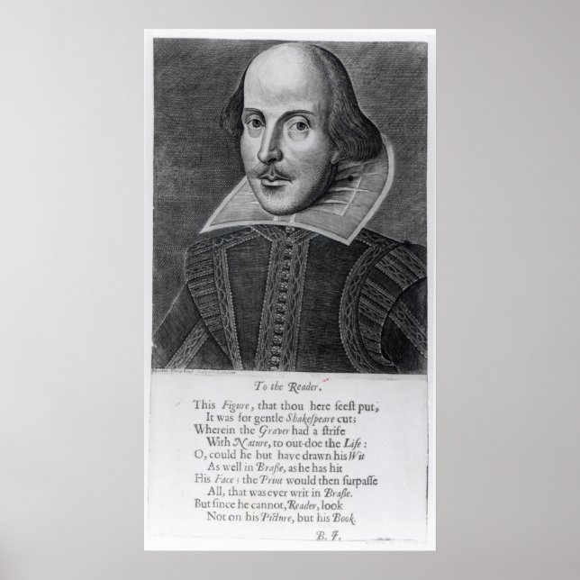 Poster Introduction, "M. William Shakespeares (Devant)