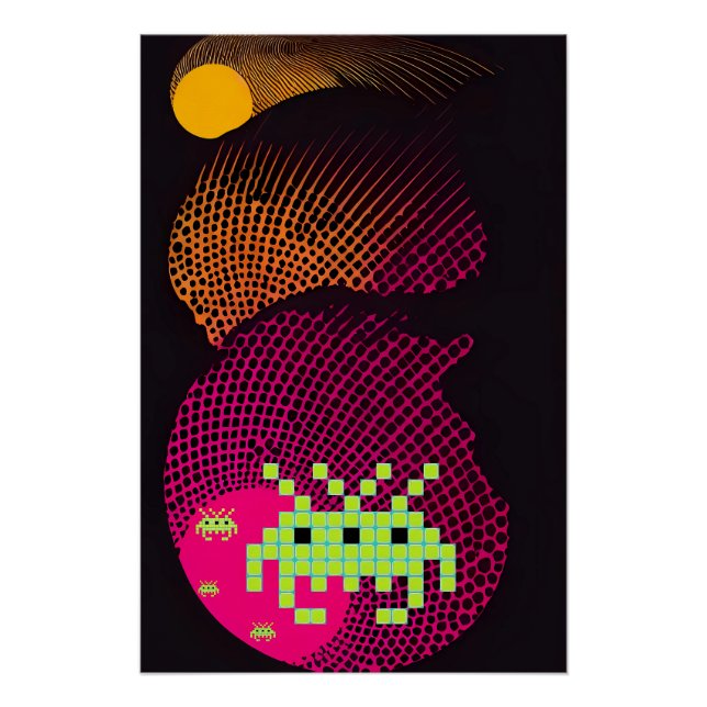 Poster Invasion de rois spatiaux (Devant)