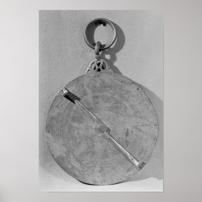 Poster Inverse d'un astrolabe maure, de Cordoue (Devant)