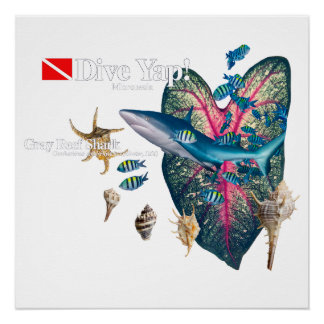 Poster Invitation tropicale