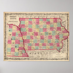 Poster Iowa et Nebraska 2