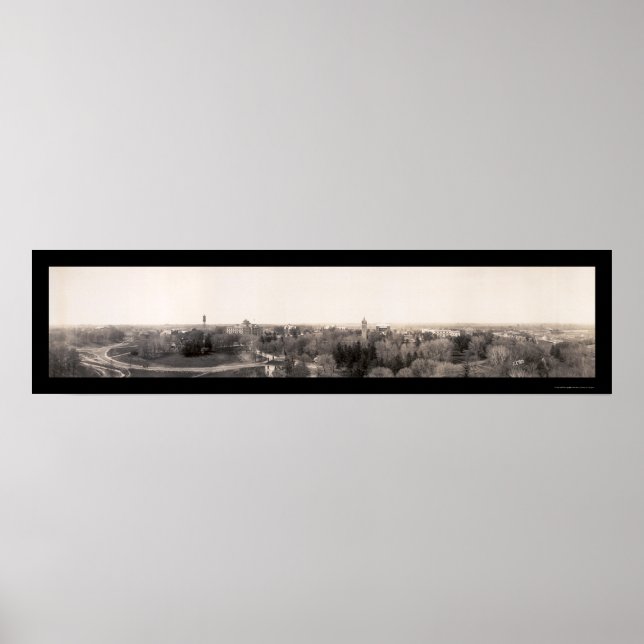 Poster Iowa State College Photo 1913 (Devant)