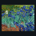 Poster Irises Vincent van Gogh peinture Vintage florale<br><div class="desc">Vincent van Gogh (Dutch, 1853 - 1890) Irises, 1889, Oil on canvas Unframed: 74.3 x 94.3 cm (29 1/4 x 37 1/8 in.) Framed: 94.9 x 114.9 x 11.4 cm (37 3/8 x 45 1/4 x 4 1/2 in.) Le J. Paul Getty Museum de Los Angeles. Image numérique courtesy of...</div>