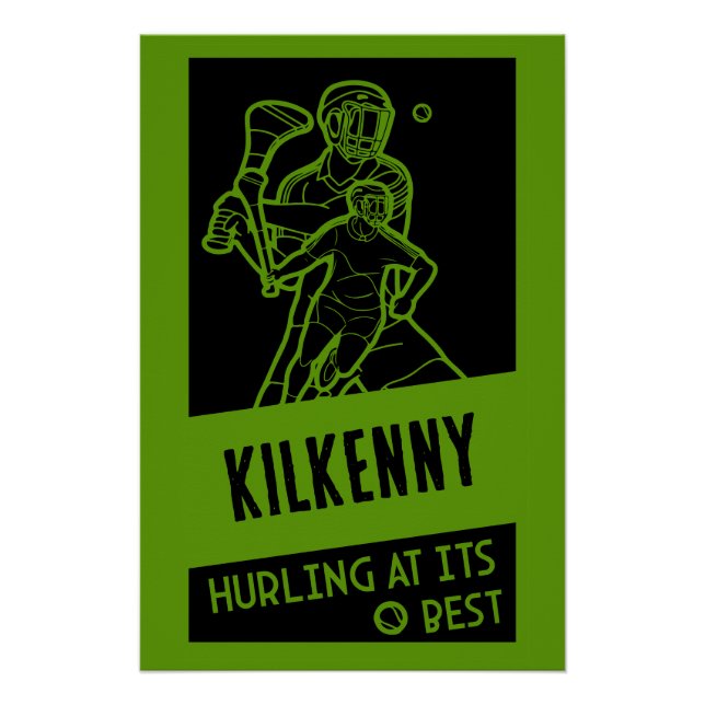Poster Irish Hurling Sport (Devant)