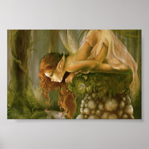 Poster irlandais de l'elfe forestier