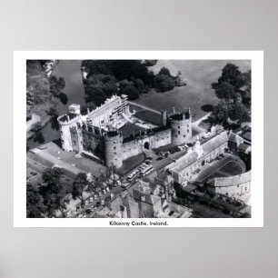 Poster Irlande, Château de Kilkenny, Rivière Nore