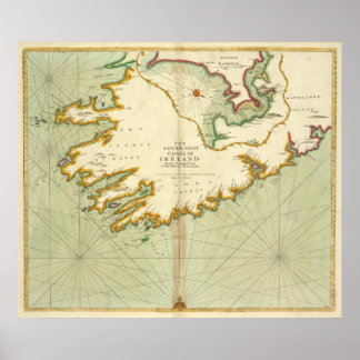 Poster Irlande du Sud par Thornton