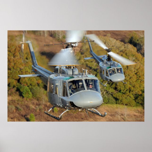 Poster Iroquois UH-1H (Devant)
