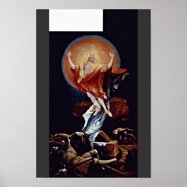 Poster Isenheim Ancien Altar Dans L'Antonine Isenhe (Devant)