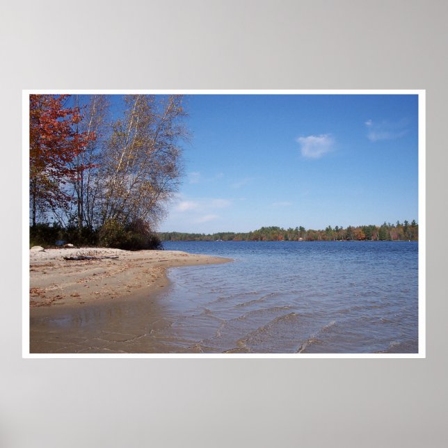 Poster Island Beachfront sur le lac (Devant)