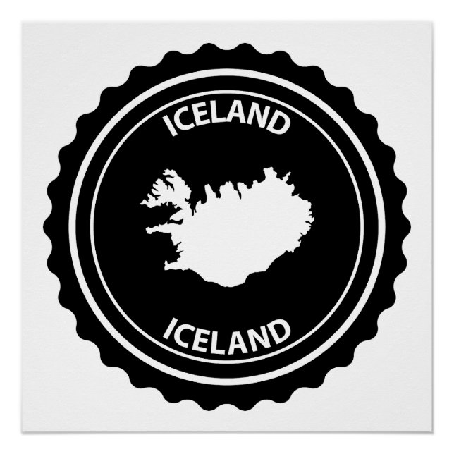 Poster Islande (Devant)
