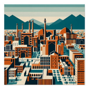 Poster Ispahan - Design persan (iranien)