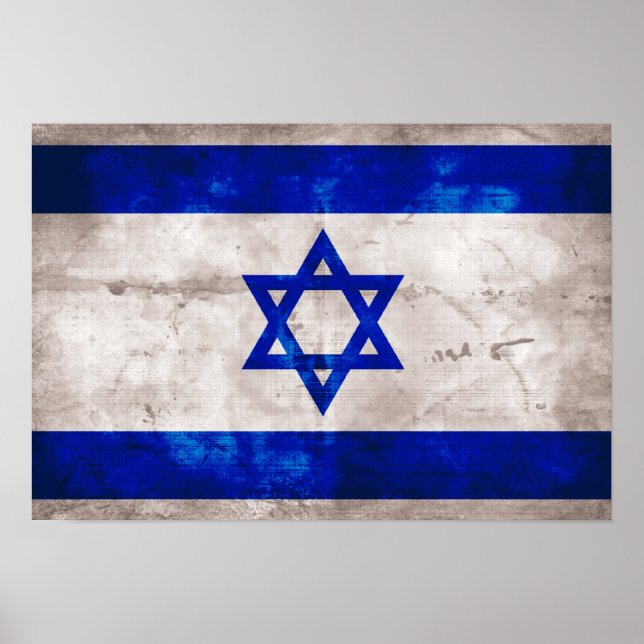 Poster Israeli Flag (Devant)