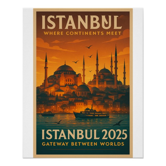 Poster Istanbul - Là où les continents se rencontrent (Devant)