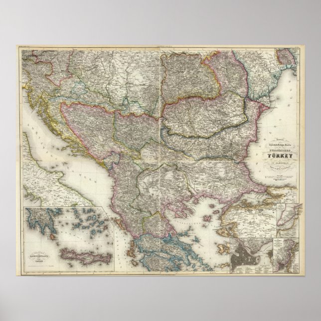 Poster Istanbul, Turquie (Devant)