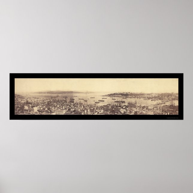 Poster Istanbul Turquie Photo 1876 (Devant)