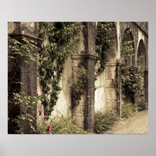 Poster Italie, province de Brescia, Riviera Gardone. Jard (Devant)