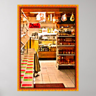 Poster italien Deli Imprimer