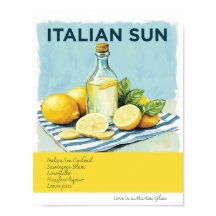 Poster italien Sun Recipe