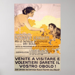 Poster italien vintage 1917